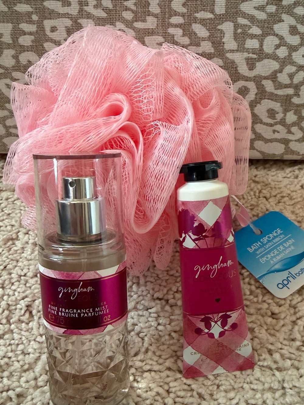 Gingham Gorgeous Bath and Body Set